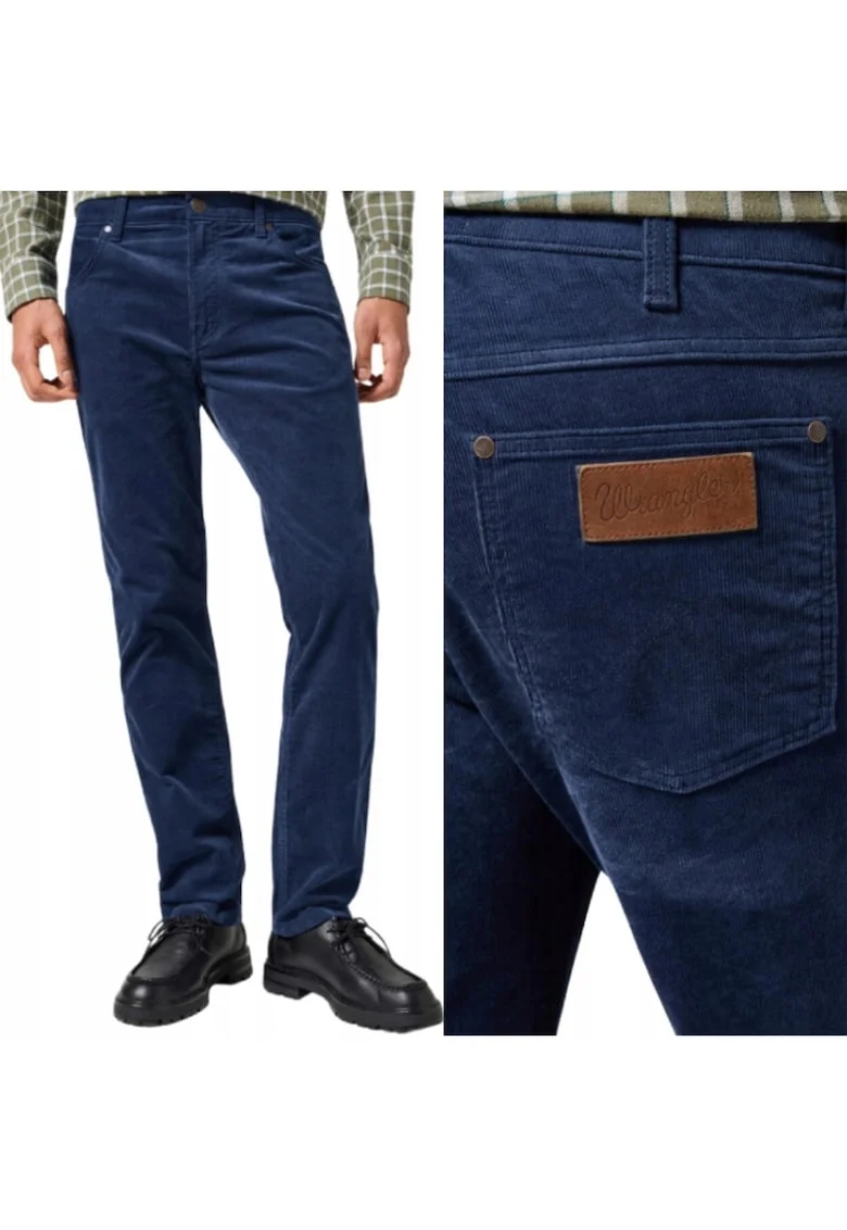 Pantaloni drepti  Greensboro albastru, W38, Albastru