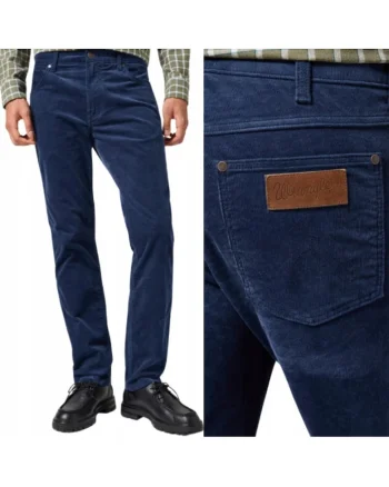 Pantaloni drepti  Greensboro albastru, W38, Albastru