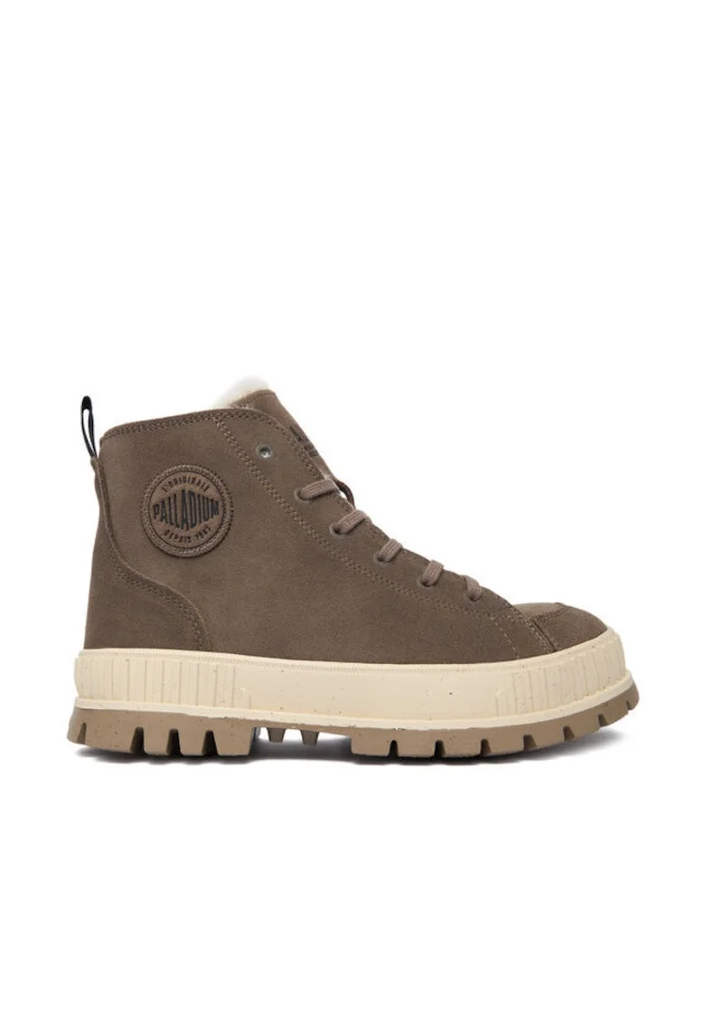 Ghete unisex,  Rocks 281, piele naturala, maro