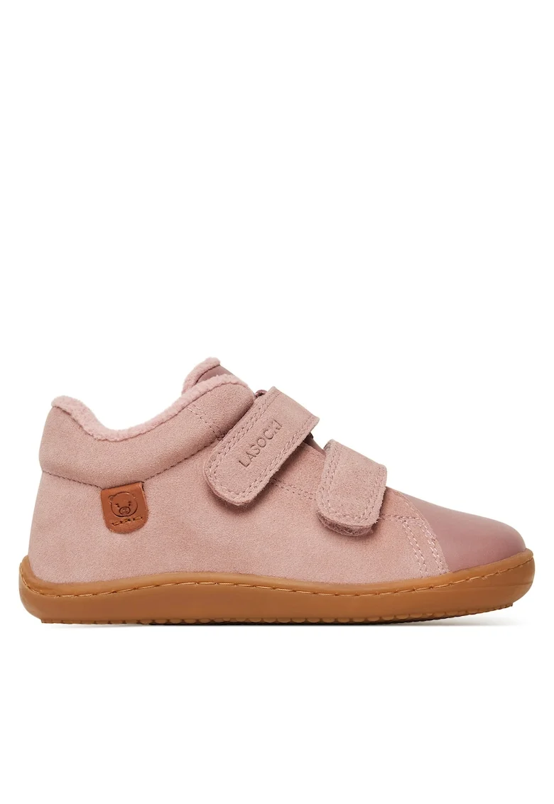 Ghete sport fete,  piele naturala, roz,