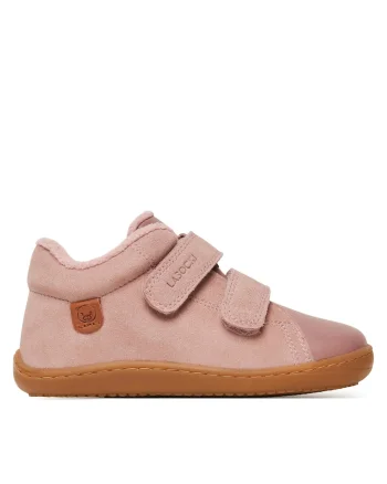 Ghete sport fete,  piele naturala, roz,