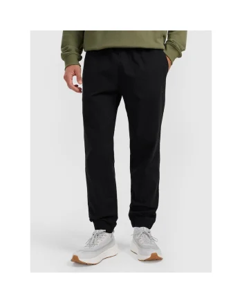 Pantaloni sport pentru barbati,  din bumbac, negru