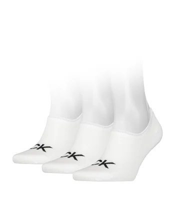 Set de sosete foarte scurte unisex - 3 perechi, Alb/Negru