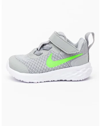 Pantofi sport usori cu velcro Revolution 6, Gri cenusiu
