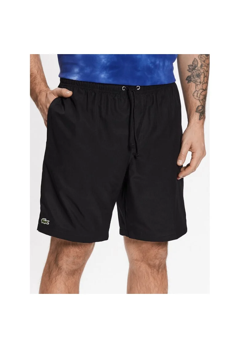 Pantaloni scurti barbati,  302370634, Poliester, 3XL, Negru