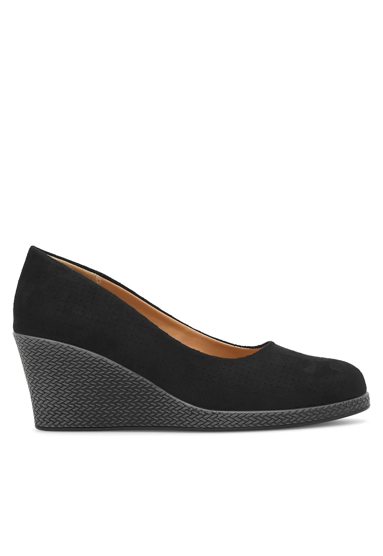 Espadrile dama  WYL3760-2, negru, textil