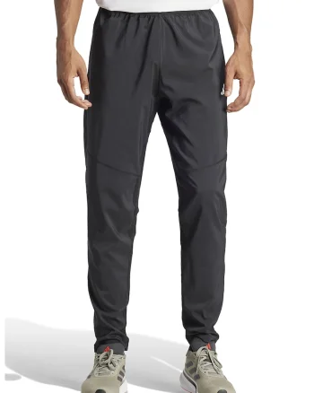 Pantaloni cu detalii reflectorizante, pentru alergare, Negru