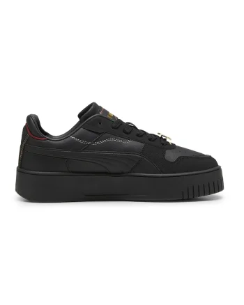 Pantofi sport de piele ecologica Carina Street Class Act, Negru