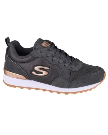 Pantofi sport Retros-RG cu insertii din piele intoarsa, Gri antracit