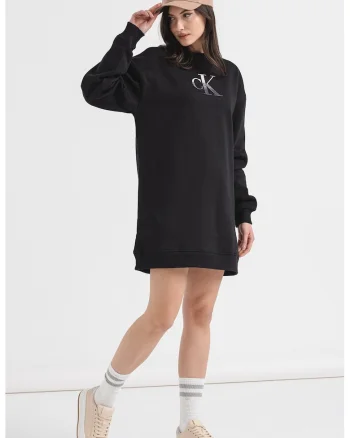 Rochie-hanorac cu logo, Negru