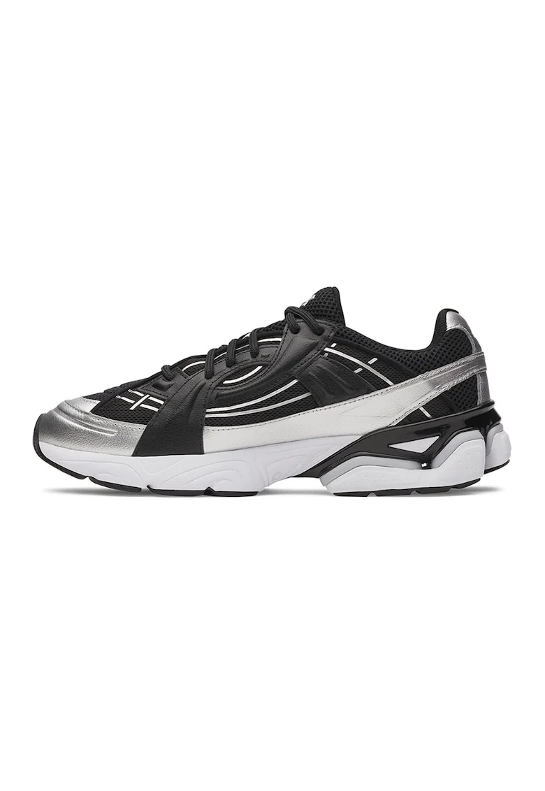 Pantofi sport Sola de piele cu garnituri din material textil