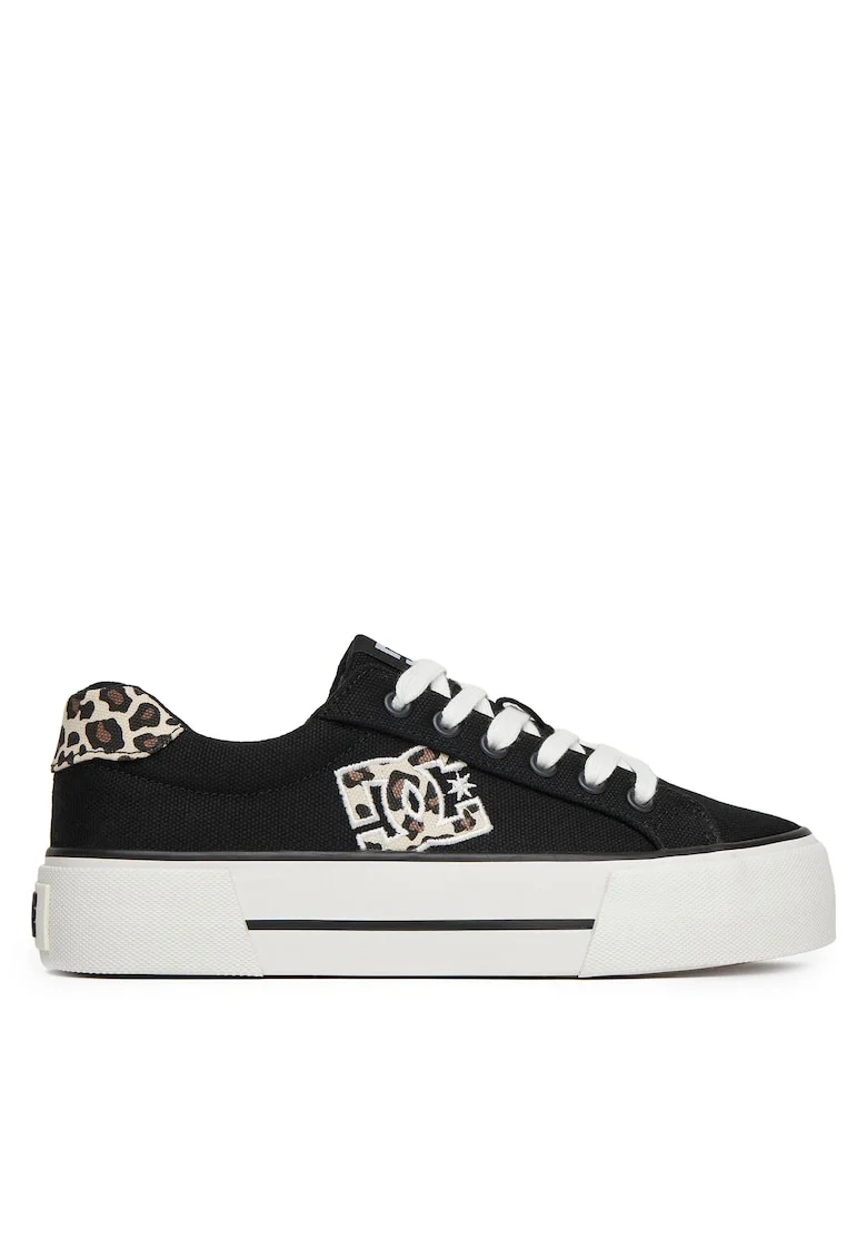 Pantofi sport dama,  SS25-3C068, negru, tesatura,