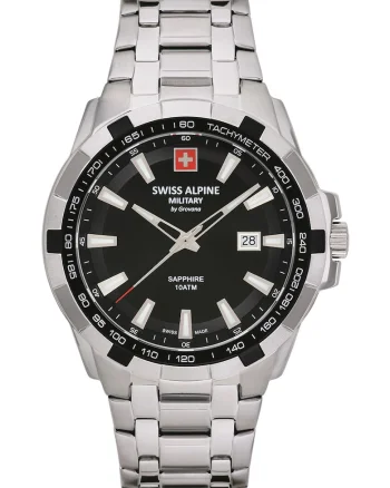 Ceas quartz cu bratara metalica, Argintiu