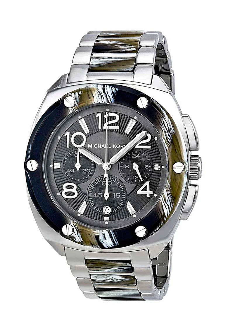 Ceas cronograf argintiu Tribeca Zebra