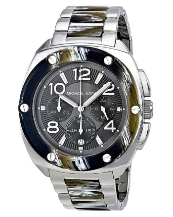 Ceas cronograf argintiu Tribeca Zebra