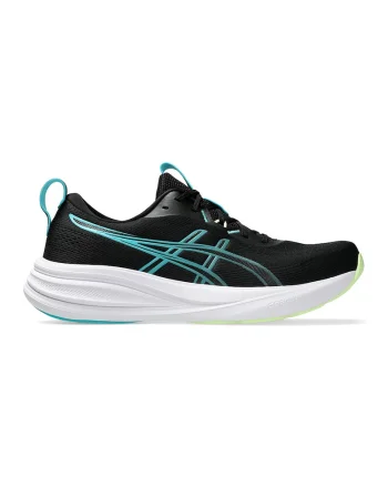 Pantofi Gel Pulse 17 pentru alergare pe teren accidentat, Negru/Albastru deschis neon