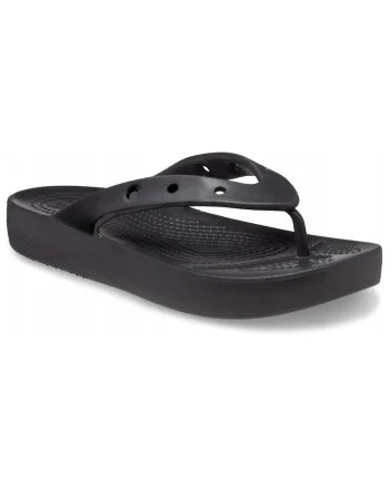 Slapi Flip-Flop Dama Femei,  Classic Platform Flip, Negru,
