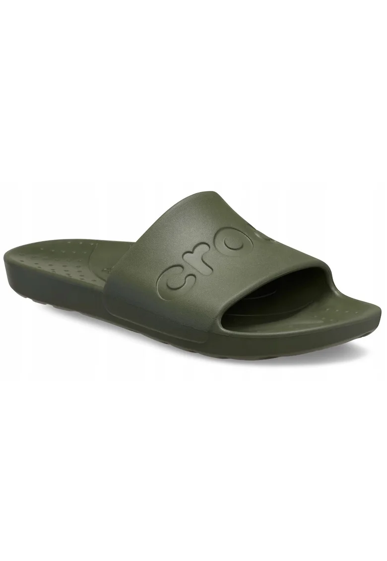 Papuci tip slide,  Slide 210088, barbati, verde kaki, marime 48-49, spuma Croslite