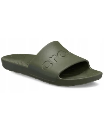 Papuci tip slide,  Slide 210088, barbati, verde kaki, marime 48-49, spuma Croslite