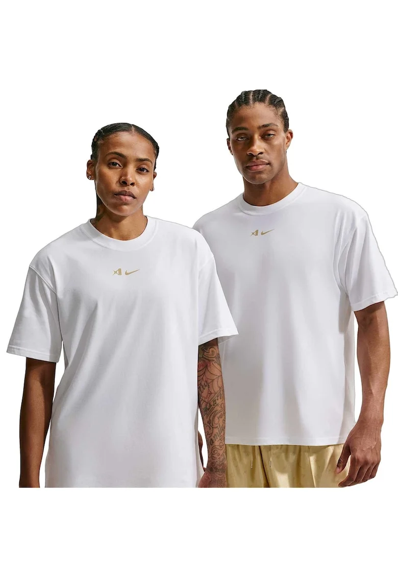 Tricou Unisex din bumbac cu decolteu la baza gatului AJA AIRBRUSH,