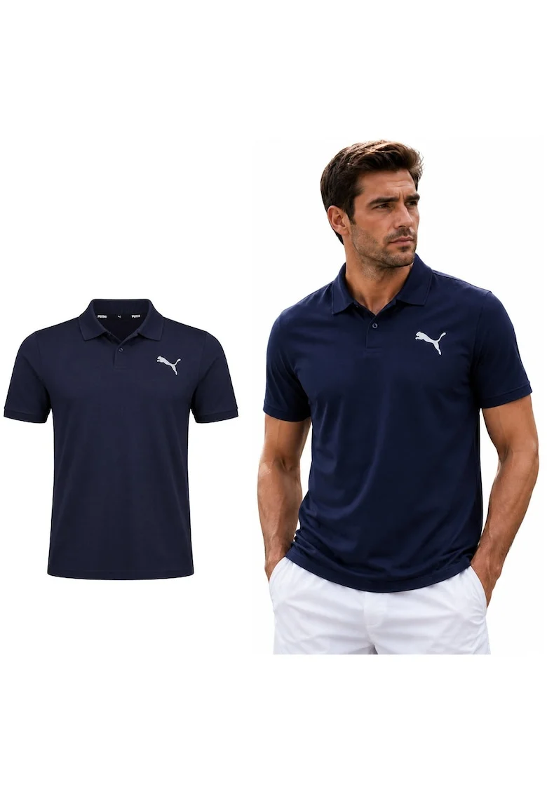 Tricou polo cu detaliu logo in piept