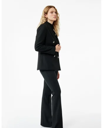 Pantaloni eleganti bootcut, Negru