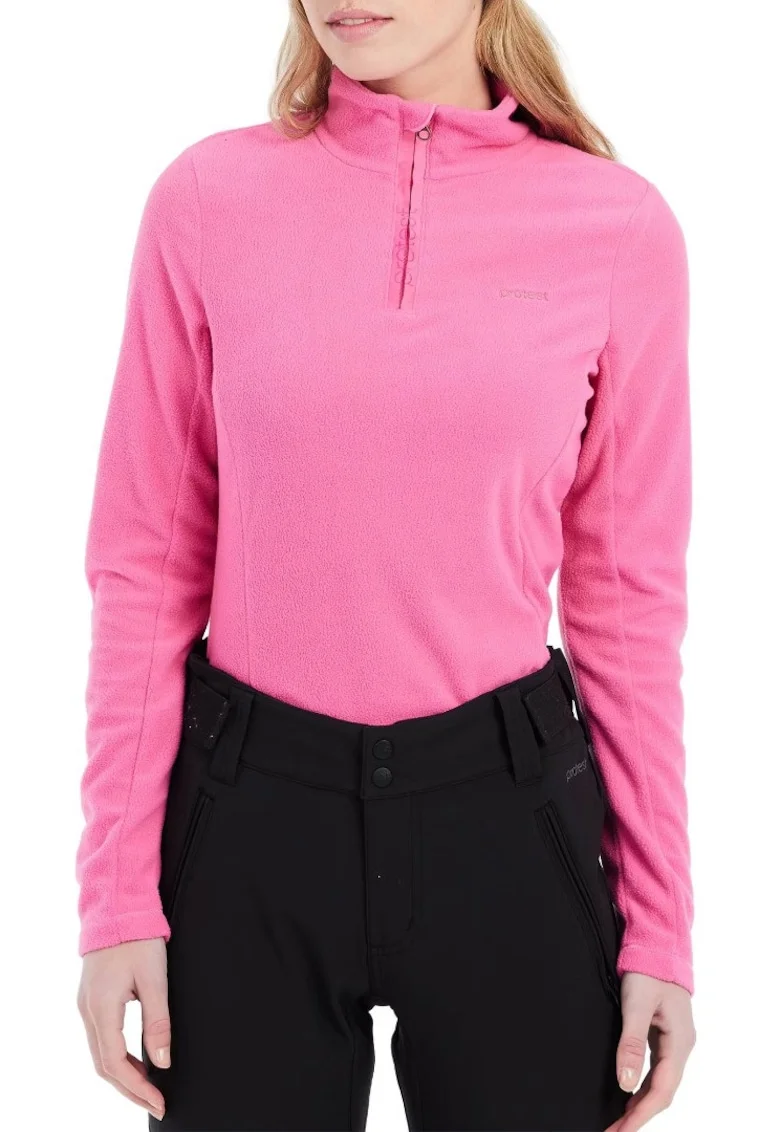 Bluza de trening de fleece, cu fenta cu fermoar Mutez,