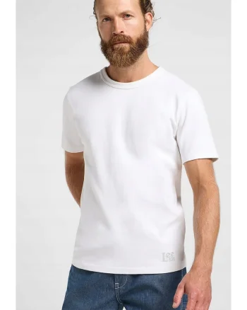 Tricou barbati,  101 Core Tee, alb, bumbac premium, maneca scurta
