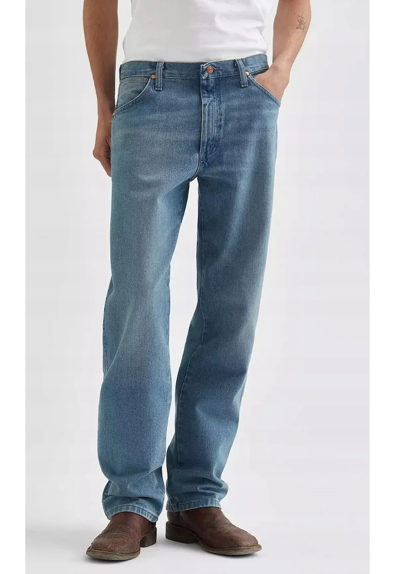 Blugi barbati,  Cowboy Cut, regular fit, albastru, bumbac