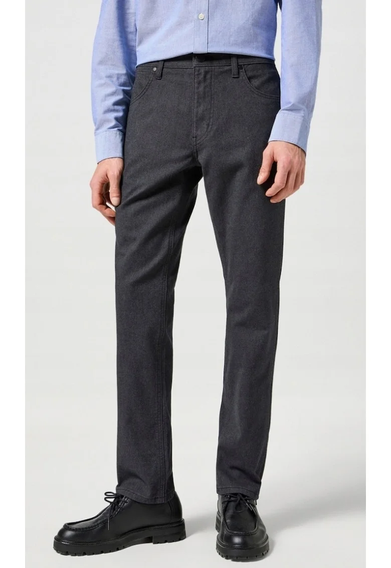 Blugi barbati  Greensboro, regular fit, negru/gri, bumbac