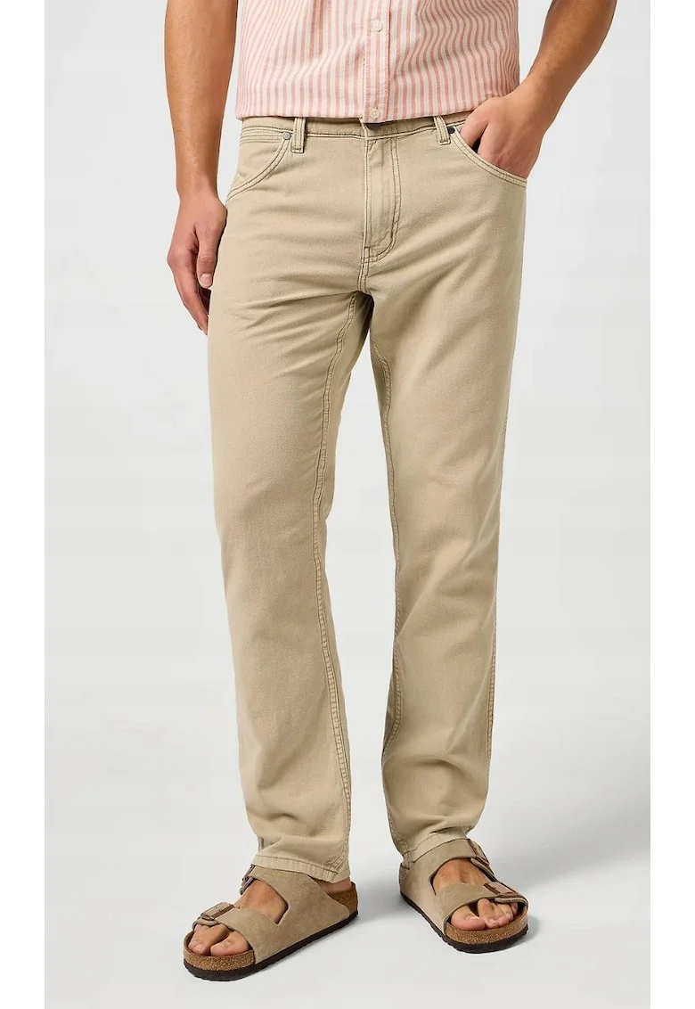 Pantaloni barbati,  Greensboro, regular fit, bej, bumbac