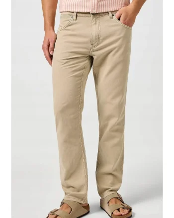 Pantaloni barbati,  Greensboro, regular fit, bej, bumbac