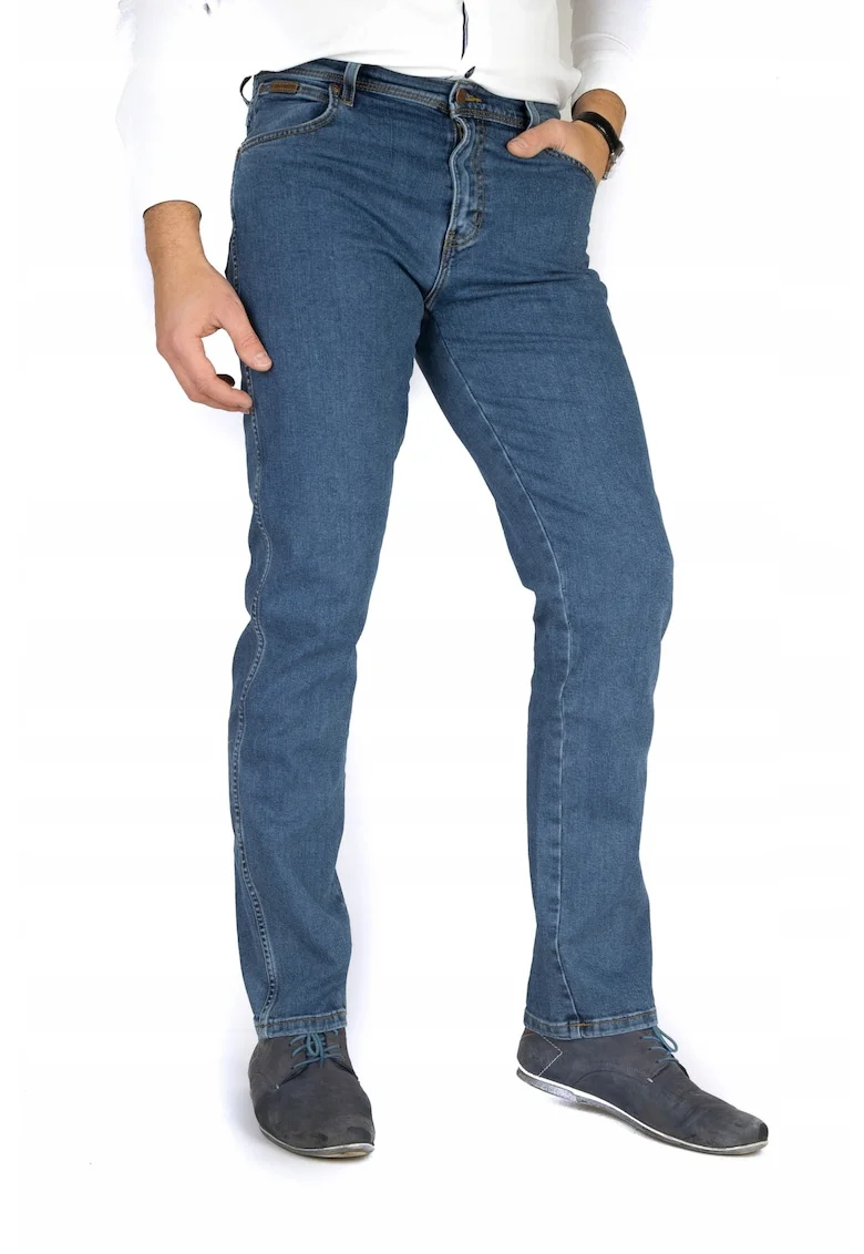barbati Stonewash  Bumbac, Albastru