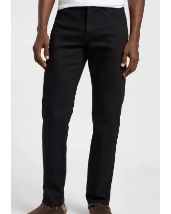 Blugi barbati  croiala regular fit, negru, bumbac