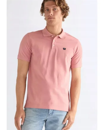 Tricou polo  bumbac, maneca scurta, regular fit, roz