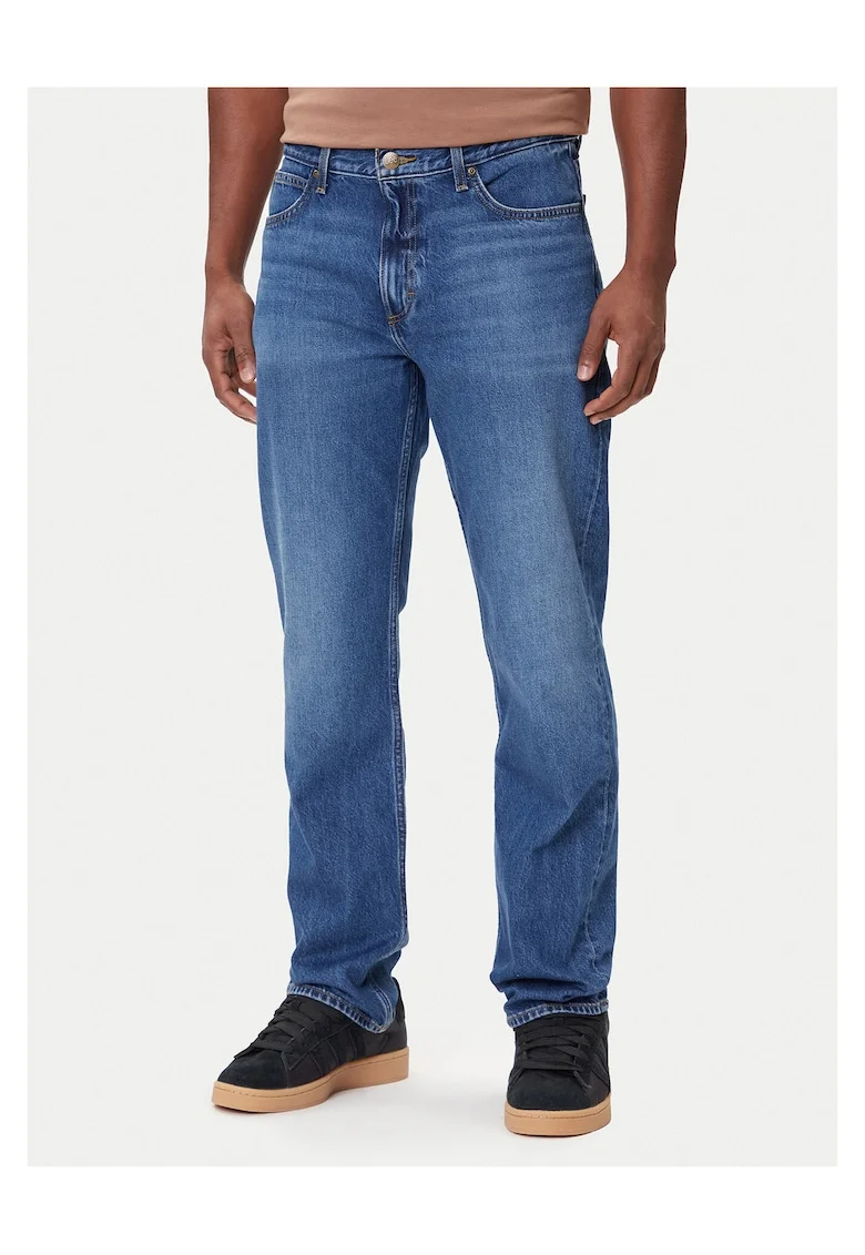 Blugi barbati  albastru inchis, denim