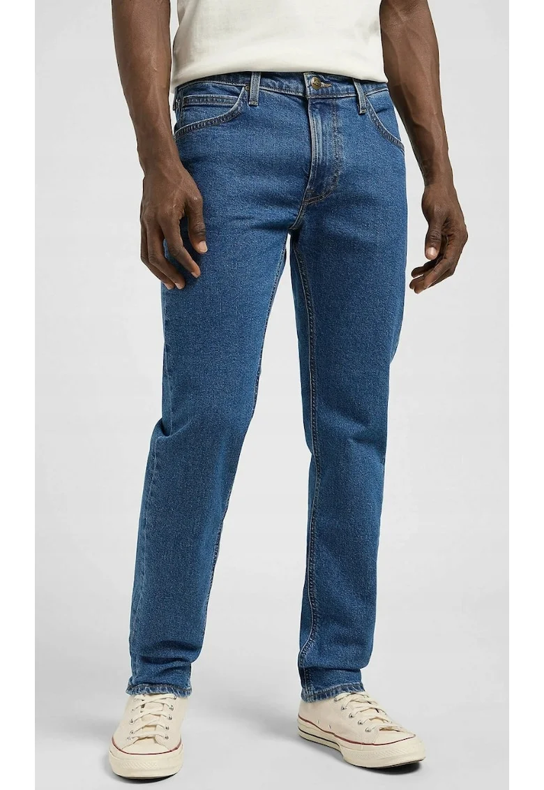 Blugi barbati,  Daren Zip Fly, culoare albastru, bumbac, talie joasa