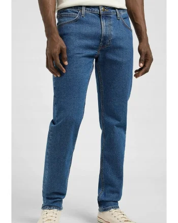 Blugi barbati,  Daren Zip Fly, culoare albastru, bumbac, talie joasa