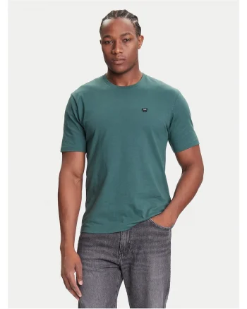Tricou barbat,  verde, bumbac