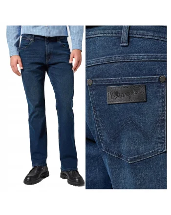 Blugi Barbati,  Horizon, Bootcut, Talie Medie, Fermoar, Lungi, 5 Buzunare, Bumbac, Albastru, Albastru
