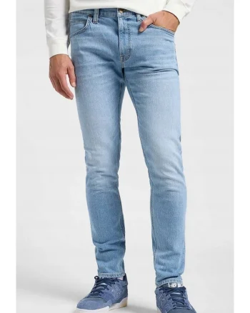Blugi barbati  LUKE SLIM TAPERED, albastru, bumbac, slim fit