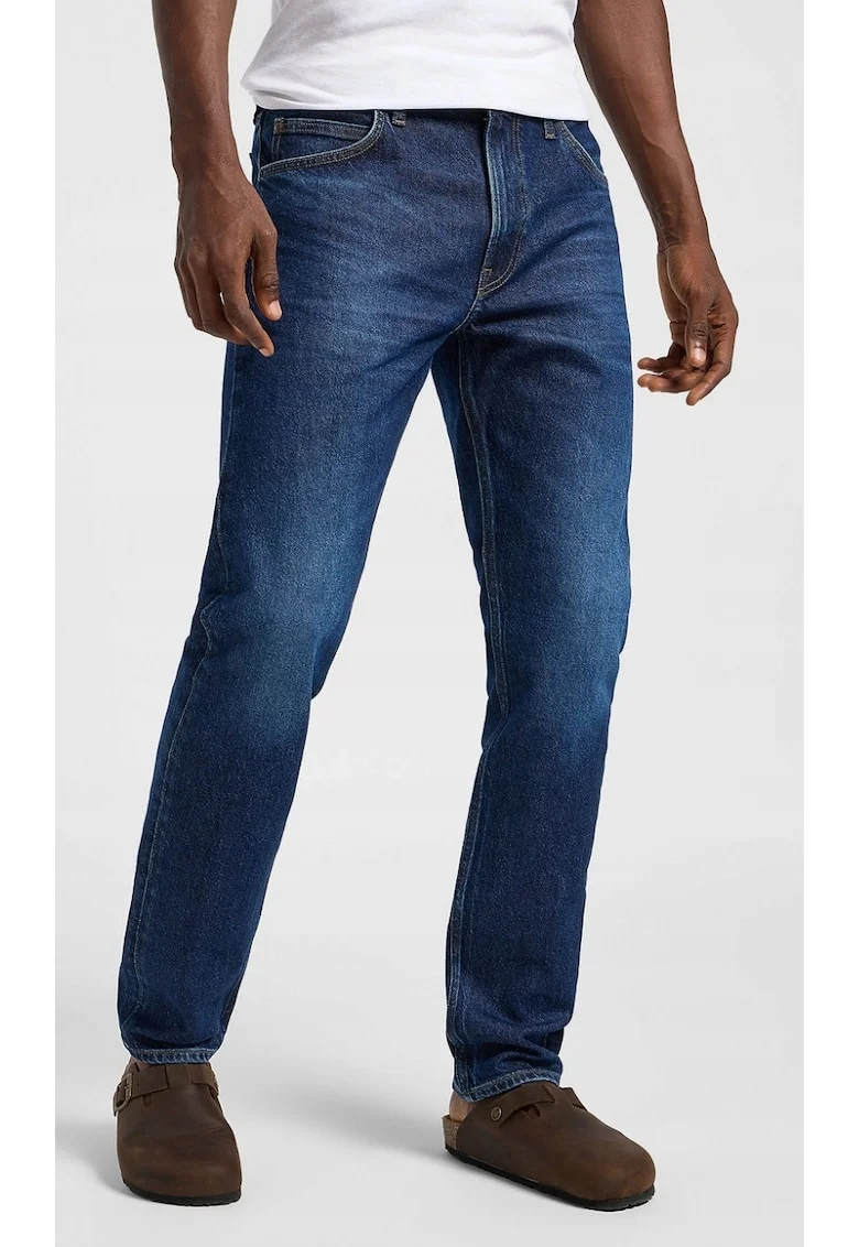 Blugi barbati  Rider Slim, albastru, croi ingust, bumbac