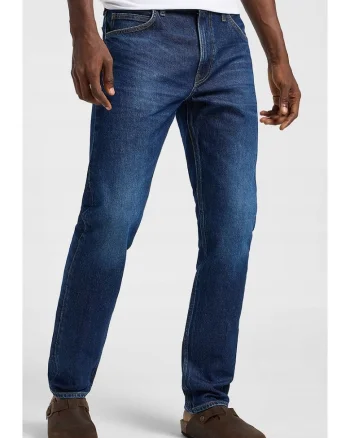 Blugi barbati  Rider Slim, albastru, croi ingust, bumbac