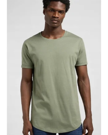 Tricou barbati  regular fit, verde, bumbac