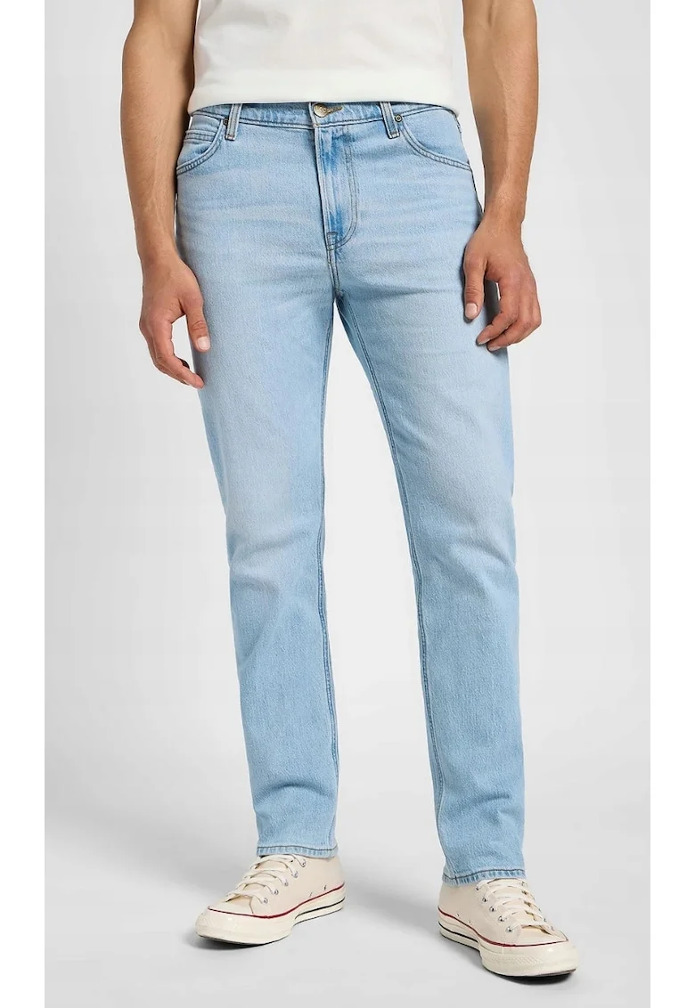 Blugi barbati,  relaxed fit, albastru, bumbac