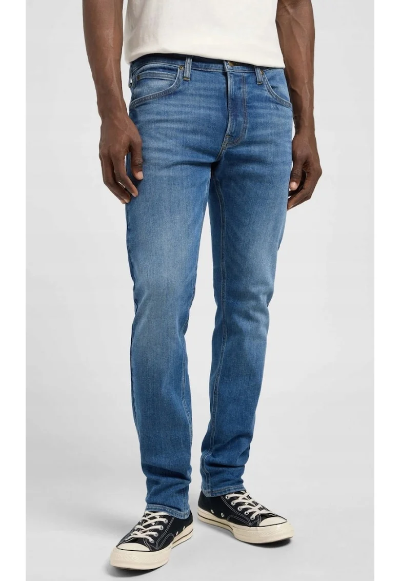 Blugi barbati  model Luke, slim fit, albastru, bumbac