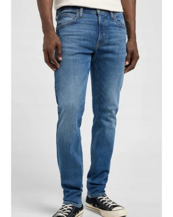 Blugi barbati  model Luke, slim fit, albastru, bumbac