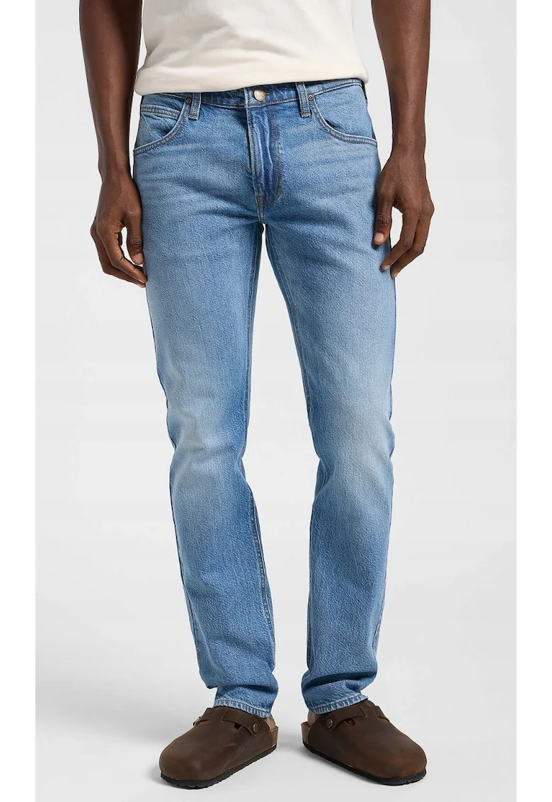 Blugi barbati,  LUKE, slim fit, albastru, de bumbac