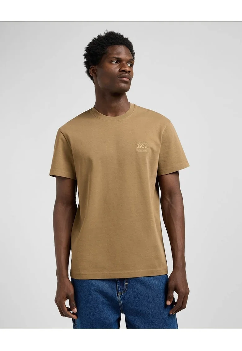 Tricou  barbati, kaki