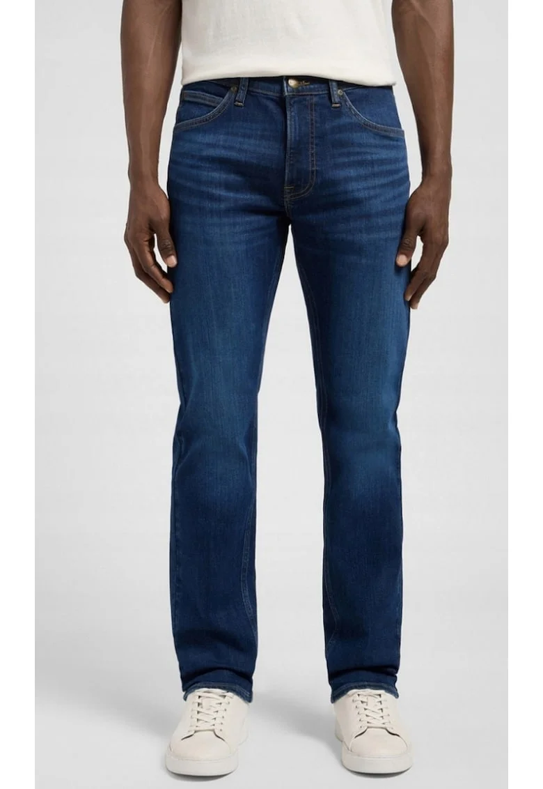 Blugi barbati,  Daren Zip Fly, regular fit, albastru, bumbac